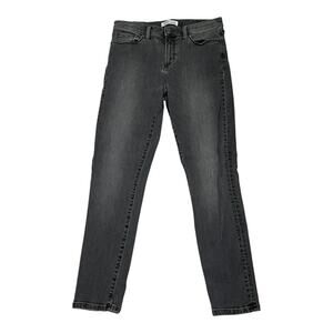 Banana Republic Jeans Women's 29 Gray High Waist Skinny Ankle Denim Pants